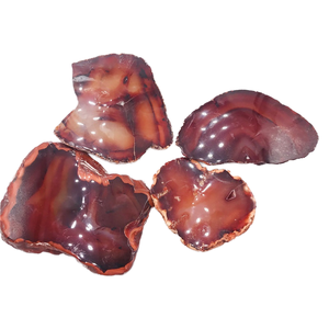 Venta al por mayor JINUO: Láminas de cristal sin costuras de ágata roja con temática de ángel, de alta calidad y curación natural, para arte coleccionable. - Product Image 1