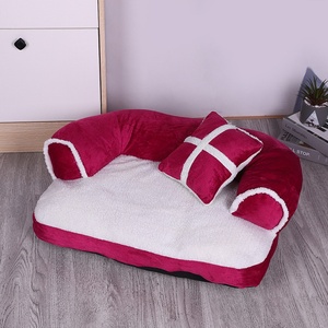 Hersteller Auf Lager Hunde bett Winter Warm Abnehmbares Wasch bares Haustier Sofa XL für kleine mittelgroße Hunde Atmungsaktive Katzen bett matte - Product Image 3