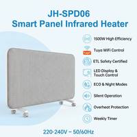 Chauffage infrarouge mural ou sur pied 1500W avec application Tuya WiFi, homologué ETL, pour la maison