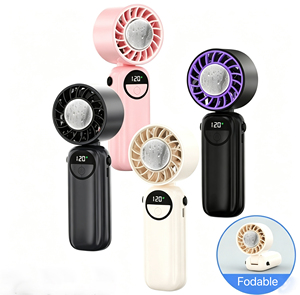 Ventilateur USB Mini Pliable Personnalisable - Ventilateur Portable à Main en ABS pour Promotion - Product Image 5