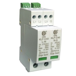 เครื่องป้องกันไฟกระชาก Kerbs Klf C40 40kA T2 คลาส C สำหรับระบบไฟฟ้ากระแสสลับ - Product Image 1