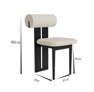 Nordic Design moderno in legno massello sedia da pranzo in tessuto imbottito sedie da ristorante per la casa di Hotel appartamento casa Bar uso cucina - Product Image 6