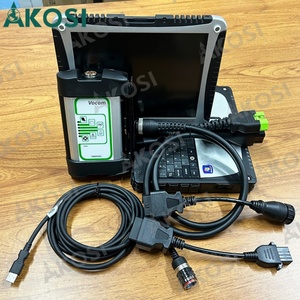 Nouvel adaptateur OBD2 Vocom 88890300 pour outil de diagnostic Vocom, scanner OBD, diagnostic de camions et d'excavatrices 24V + ordinateur portable CF19 - Product Image 5