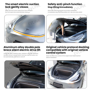 Couvercle avant électrique pour <span class=keywords><strong>Tesla</strong></span> <span class=keywords><strong>Model</strong></span> <span class=keywords><strong>3</strong></span> <span class=keywords><strong>Model</strong></span> Y <span class=keywords><strong>Model</strong></span> <span class=keywords><strong>3</strong></span> Highland Plus Version Ouverture automatique Ascenseur Télécommande <span class=keywords><strong>Coffre</strong></span> avant - Product Image 4