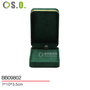 High Quality Pink Velvet Jewelry Box Set Soft Lined for <b>Rings</b> Earrings Necklaces Custom Logo Acceptable Factory Direct Wholesale - Product Image 6