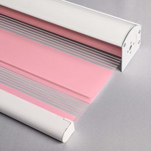 Persianas ajustables de cebra <span class=keywords><strong>rosa</strong></span> para ventanas, interiores, oficina, hogar, fabricante, día y noche, persianas enrollables, decoración del hogar - Product Image 3