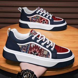 Populaire 2025 automne chaussures pour hommes nouvelles chaussures de planche à <span class=keywords><strong>la</strong></span> mode décontractées à <span class=keywords><strong>la</strong></span> mode et polyvalentes Internet <span class=keywords><strong>rouge</strong></span> chaussures de sport à semelles épaisses - Product Image 3