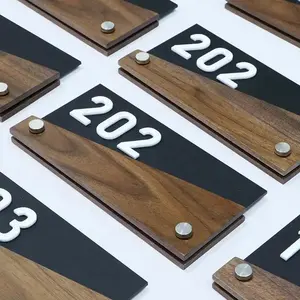 Plaques <span class=keywords><strong>de</strong></span> <span class=keywords><strong>porte</strong></span> personnalisées en acrylique EZD Clinic, numéros <span class=keywords><strong>de</strong></span> chambre en bois, panneaux nominatifs, enseignes d'hôtel, plaques <span class=keywords><strong>de</strong></span> <span class=keywords><strong>porte</strong></span> d'hôtel, numéros <span class=keywords><strong>de</strong></span> chambre en bois - Product Image 1