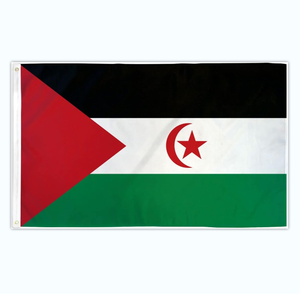<span class=keywords><strong>Bandera</strong></span> del Sahara <span class=keywords><strong>Occidental</strong></span> de 3X5 pies con ojales para decoración al aire libre - Product Image 1