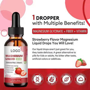 Bổ sung chế độ ăn uống thần kinh và bổ sung giấc ngủ magiê Glycinate magiê chất lỏng giọt với vitamin - Product Image 2