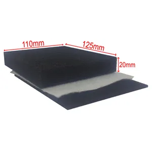 Factory Customized Black Filter Sponge Thickness 3mm 4mm 5mm Different Types Can Customize Different Colors Customized PII