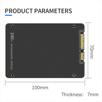 Harga Pabrik Hard Disk Solid State Drive Berkualitas Tinggi Custom Sata Hard Drive 120GB 128GB 240GB 256GB 480GB 512GB 960GB 1TB SSD