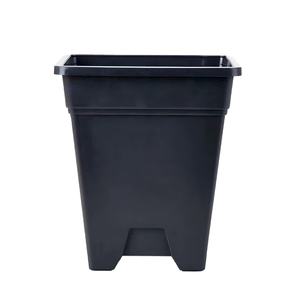 หม้อแกลลอนสีดำทรงสี่เหลี่ยมสำหรับใส่ดอกไม้หม้อควบคุมราก - Product Image 1