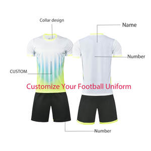 Herren Großhandel Fußball Trikots Kunden spezifische hochwertige Fußball Trikots Sets Unisex Fußball Trikots - Product Image 5