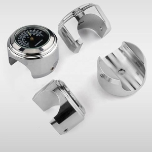 7/8 "<span class=keywords><strong>moto</strong></span> corps accessoires Dur Mount horloge calendrier aluminium thermomètre montre horloge étanche guidon montre - Product Image 3