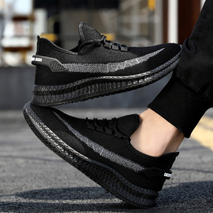 Offre Spéciale baskets décontractées pour hommes <span class=keywords><strong>en</strong></span> plein air tout match chaussures à semelles souples avec maille sans lacet doublure <span class=keywords><strong>en</strong></span> cuir véritable Style <span class=keywords><strong>basket</strong></span>-ball - Product Image 5