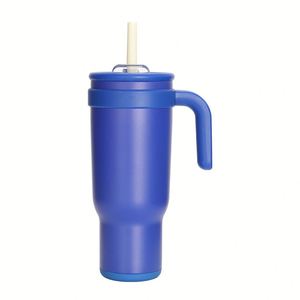 Leakproof Insulated Stainless Steel Tumbler With Classic Design Lid Straw Hot and <b>Cold</b> Beverages for Children - Product Image 3
