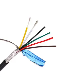 H05VV-F RVV/KVVR 0.3mm 0.5mm 0.75mm 1mm 1.5mm 10 12 16 20 24 30 core Copper Signal Control Cable PVC Electrical Cable Wire