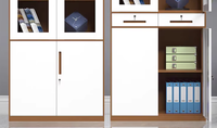 Armoire de classement en acier avec porte vitrée et serrure, armoire de classement en fer, armoire de classement de documents, armoire d'archives