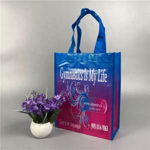 Sac tissé sac fourre-tout laminé sacs fourre-tout en toile avec logo imprimé personnalisé laminé non tissé fourre-tout Shopping Ba - Product Image 2