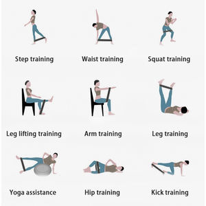 Set di Fasce Elastiche Colorate per <span class=keywords><strong>Esercizi</strong></span> di <span class=keywords><strong>Braccia</strong></span> e Core, Bande di Resistenza per Fianchi - Product Image 6
