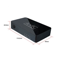 S10 WiFi & Remote Control Preamplifier 5.0 untuk Audio Stereo Rumah dengan Layanan Streaming (Spotify Airplay) Aplikasi 4Stream