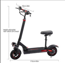 โรงงานขายส่ง สกู๊ตเตอร์ไฟฟ้าพับได้ Iscooter สำหรับผู้ใหญ่ คลังสินค้า EU - Product Image 3