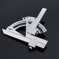 Règle d'angle de rapporteur universelle en acier inoxydable de 0 à 320 degrés pour outils de mesure et de jaugeage