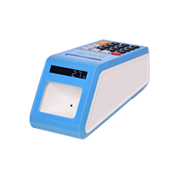 HEMIPAY MD730 Affichage dynamique de code QR LCD 2.4 "avec lecteur de scanner de code QR avec haut-parleur d'imprimante