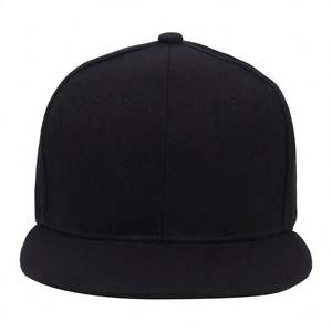 Bohang Casquette Snapback vierge avec logo personnalisé 3D brodé à bord plat Casquette Snapback unie ajustée en coton vintage personnalisée avec broderie 3d - Product Image 2