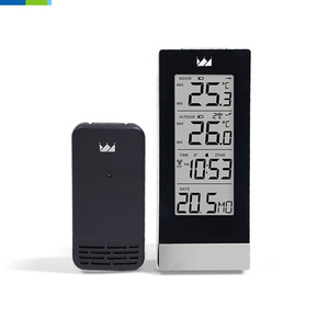 Kỹ thuật số <span class=keywords><strong>LCD</strong></span> Trạm thời tiết với ngoài trời cảm biến nhựa ẩm kế & nhiệt kế cho hộ gia đình sử dụng - Product Image 6