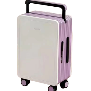 Equipaje TSA de lujo antiarañazos de 20 pulgadas, mango ancho, peso ligero, diseño moderno, ruedas suaves y silenciosas, cerradura giratoria duradera para maleta - Product Image 2