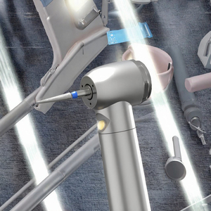 Hesperus Haute Qualité Pièce à main dentaire électrique à LED haute vitesse en acier inoxydable à bouton-poussoir, 3 jets d'eau, Classe II CE - Product Image 3