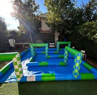 Terrain de jeu gonflable Dodgeball sur mesure – Cage de jeu gonflable pour activités de groupe à l'école ou dans le jardin