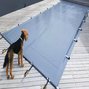 غطاء حمام سباحة أزرق في الأرض غطاء حمام سباحة من كلوريد البولي فينيل مع عروق من الألومنيوم - Product Image 3