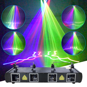 Disco Lights 4 Lens Sound Activated <strong>DJ</strong> LED Party Lights Stage Sector Lighting DMX <strong>Controller</strong> for Birthday Dance Party Show - Product Image 3