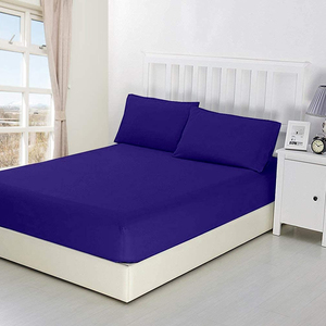 Ga Trải Giường Bằng Vải Cotton Đã Sẵn Sàng Để Vận Chuyển Ga Trải Giường Được Giảm Giá Màu Trơn - Product Image 4