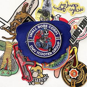 Artículos Más Vendidos, Parches Bordados Termoadhesivos de Diseño Personalizado para Ropa - Product Image 1