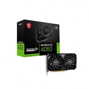 การ์ดจอ RTX 4060 VENTUS 2X 8GB OC สำหรับเล่นเกม PCI 3.0 X16 GDDR6 พัดลมระบายความร้อน ช่องต่อ DP สำหรับเดสก์ท็อป GPU ประสิทธิภาพสูง - Product Image 1