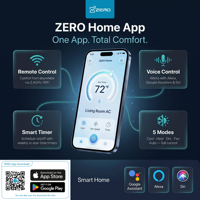 Climatiseur Mini Split ZERO R32 36000 BTU 230V, Haute Efficacité SEER2, Pompe à Chaleur, Certifié AHRI pour les États-Unis, Conforme aux Normes AHRI & ETL C