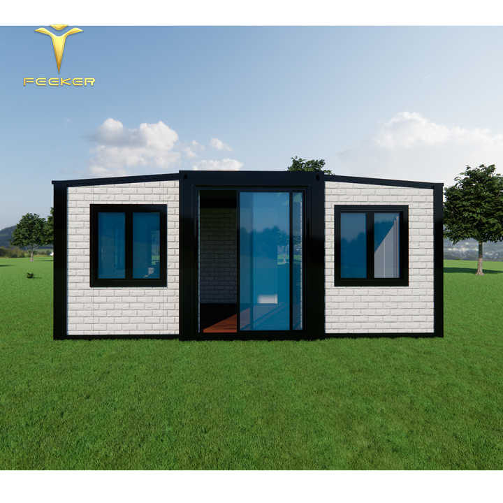 Modular Prefab 20ft Expandable Container House With PU Sandwich Panel ...