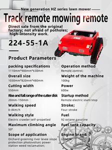 Cortadora de Césped Robótica con Control Remoto, Orugas de Goma para Agricultura, Motor de Gasolina con Certificación CE EPA, para Todo Tipo de Terreno - Product Image 4