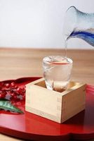 히노키 마스 전통 수제 나무 술잔 180ml 일본 마스 텀블러 박스