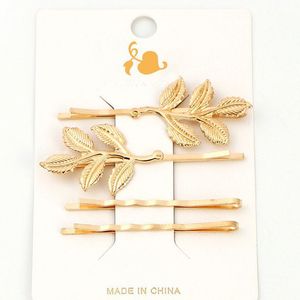 Pinza para el pelo con diseño de rama de olivo de 12 cm, pinza lateral de metal para uso diario de mujeres - Product Image 4
