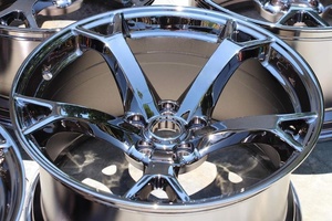 Cerchi in Lega Forgiati Cromati Tripli 19x9.5 19x10.5 +23 5x114.3 per Nissan 370z 350z Z34 Z33 Infiniti Q50 Q60 G35 - Product Image 2