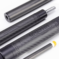 Fléchette de billard légère en fibre de carbone pleine 3K Twill Frosting de 11,8 mm et 12,5 mm, avec logo personnalisé, 58 pouces. Agents recherchés.