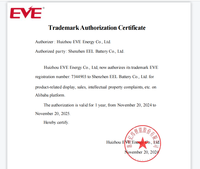 Stock UE EEL Classe A 3.2V LF304 MB31 Prismatique EVE Double Borne LifePO4 304Ah 314Ah Cellules EVE Entrepôt UE