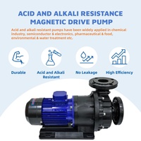 Pompe centrifuge industrielle à entraînement magnétique électrique 5 CV en plastique KDE-M20, moteur 100 % fil de cuivre, électrolytique, OEM