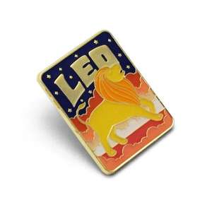 Fabbrica all'ingrosso diretta su misura in metallo creativo costellazione 12 <span class=keywords><strong>segno</strong></span> zodiacale sagittarius a basso prezzo non minimo spilla per cappello - Product Image 5