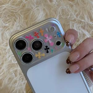 Pellicola Protettiva per Obiettivo Fotocamera HD Colorata Stile Ins, Compatibile con iPhone Apple 17 <span class=keywords><strong>Pro</strong></span> <span class=keywords><strong>Max</strong></span> 17pro - Product Image 3